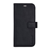 iPhone 17 RadiCover Exclusive 2-in-1 Anti Stråling Læder Flip Case m. Kortholder - MagSafe Kompatibel - Sort