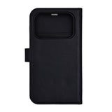 iPhone 17 Pro RadiCover Exclusive 2-in-1 Anti Stråling Læder Flip Case m. Kortholder - MagSafe Kompatibel - Sort