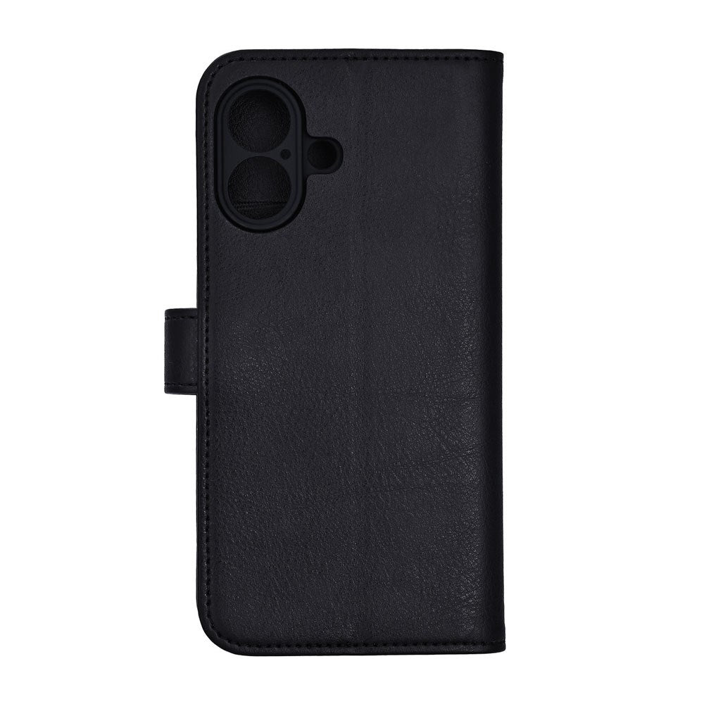 iPhone 17 RadiCover Anti Stråling Kunstlæder Flip Cover m. Pung - Sort