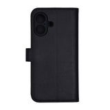iPhone 17 RadiCover Anti Stråling Kunstlæder Flip Cover m. Pung - Sort