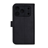 iPhone 17 Pro RadiCover Anti Stråling Kunstlæder Flip Cover m. Pung - Sort