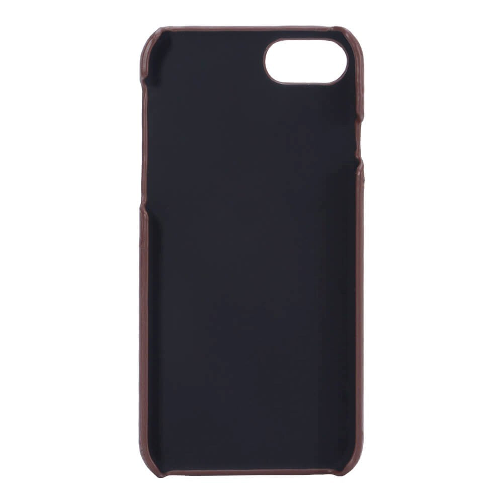 iPhone SE (2020) / 8 / 7 / 6s / 6 Onsala Kunstlæder Cover m. Lomme til Kort - Brun