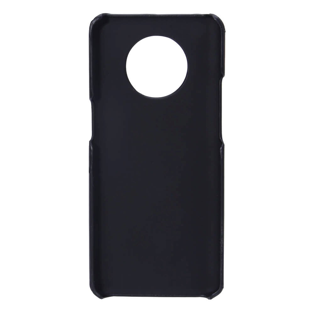 OnePlus 7T Onsala Kunstlæder Cover m. Lomme til Kort - Sort