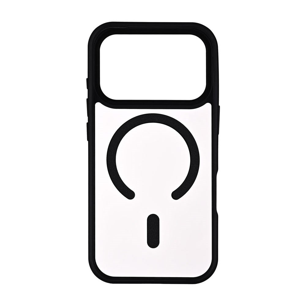 Onsala iPhone 17 Pro Bumper Cover - MagSafe Kompatibel - Gennemsigtig / Sort
