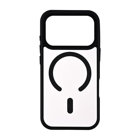 Onsala iPhone 17 Pro Bumper Cover - MagSafe Kompatibel - Gennemsigtig / Sort