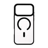 Onsala iPhone 17 Pro Max Bumper Cover - MagSafe Kompatibel - Gennemsigtig / Sort