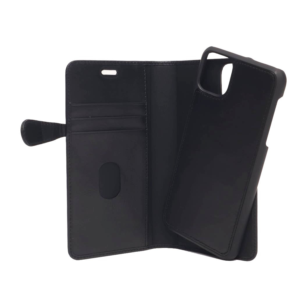 iPhone 11 Gear Buffalo Wallet Læder Cover m. Pung Sort