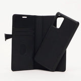 Buffalo - Samsung Galaxy S20+ (Plus) - 2-i-1 Ægte Læder Flip Cover - Sort