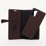 Buffalo - Samsung Galaxy S20+ (Plus) - 2-i-1 Ægte Læder Flip Cover - Brun