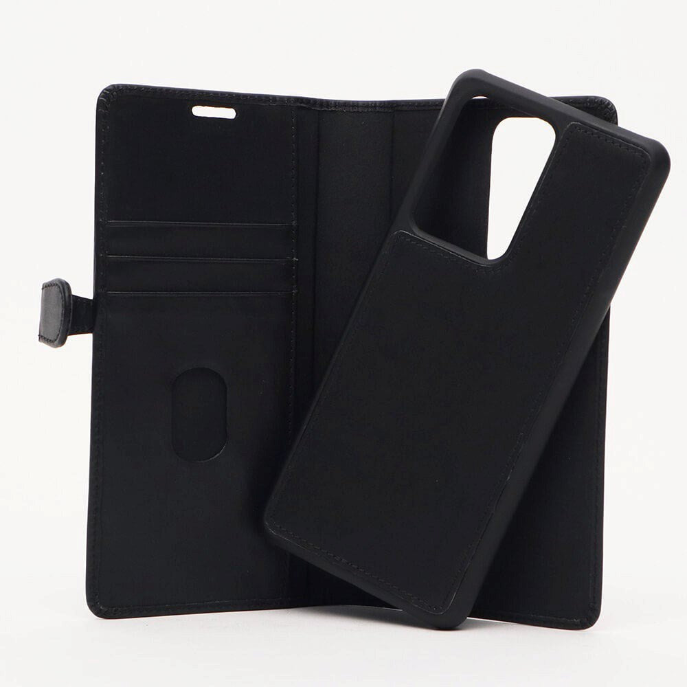 Buffalo - Samsung Galaxy S20 Ultra - 2-i-1 Ægte Læder Flip Cover - Sort