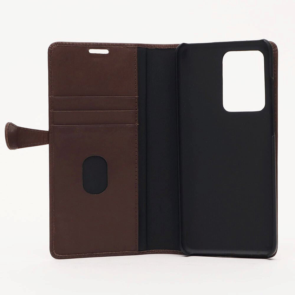 Buffalo - Samsung Galaxy S20 Ultra - 2-i-1 Ægte Læder Flip Cover - Brun