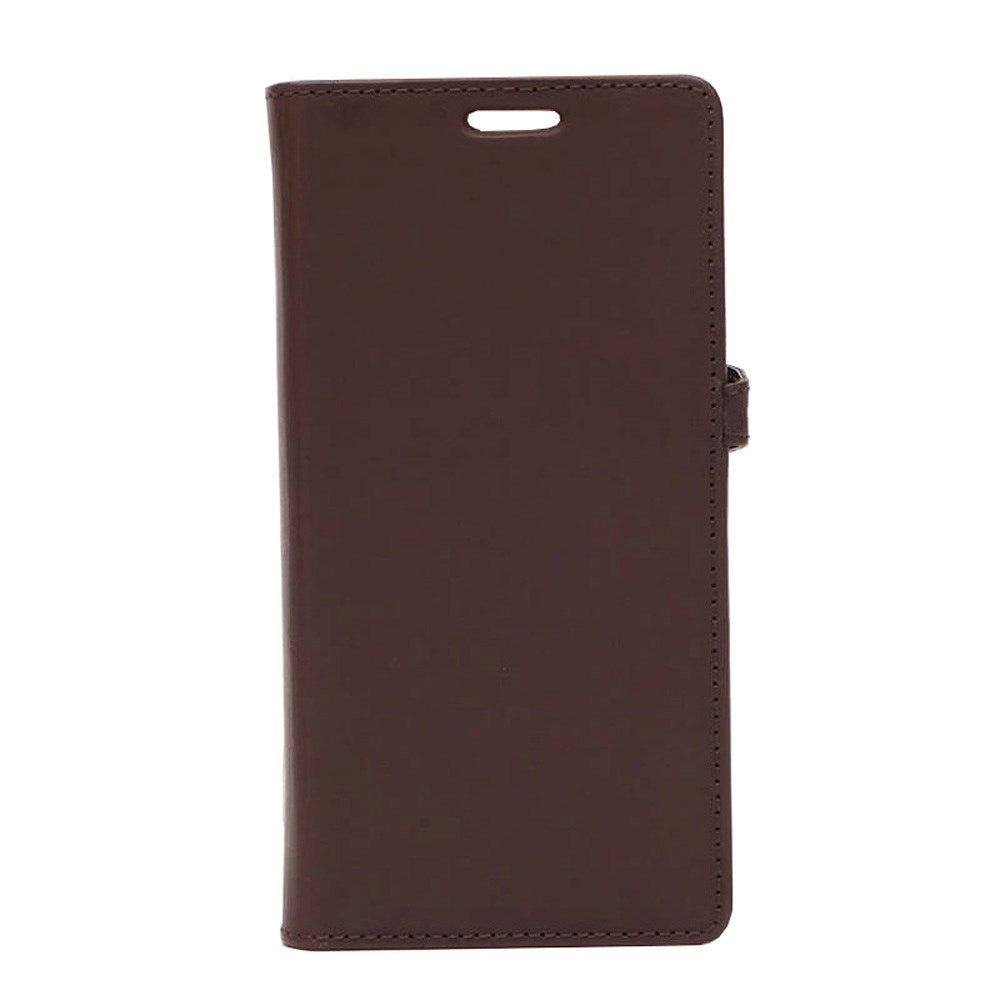 Buffalo - Samsung Galaxy S20 - 2-i-1 Ægte Læder Flip Cover - Brun