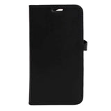 iPhone 13 Pro GEAR Buffalo 2-in-1 Wallet Ægte Læder Magnet Flip Cover m. Pung - Sort