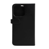 iPhone 13 Pro GEAR Buffalo 2-in-1 Wallet Ægte Læder Magnet Flip Cover m. Pung - Sort