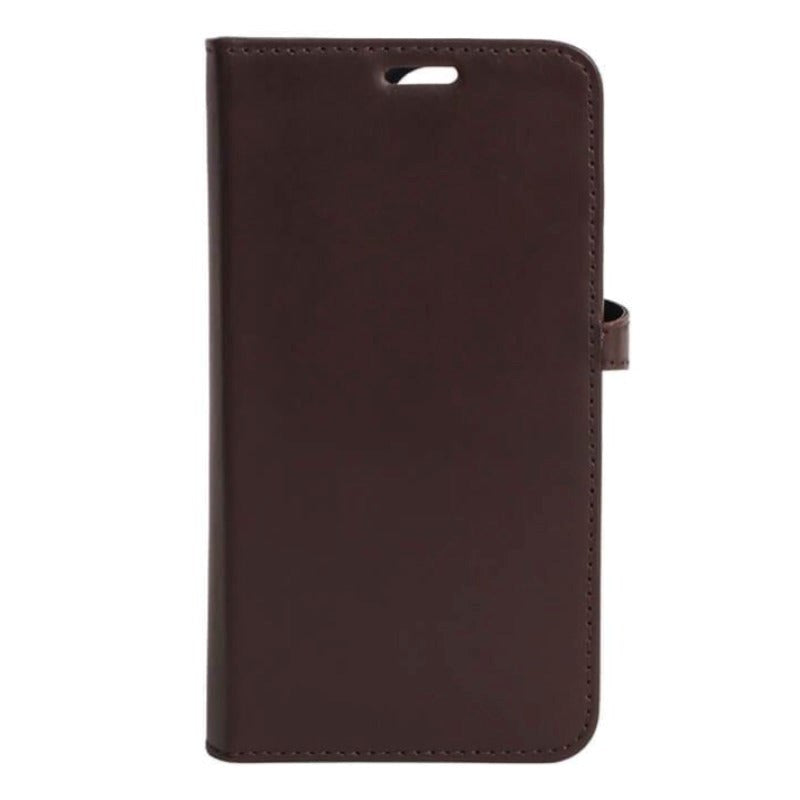 iPhone 13 Pro GEAR Buffalo 2-in-1 Wallet Ægte Læder Magnet Flip Cover m. Pung - Brun