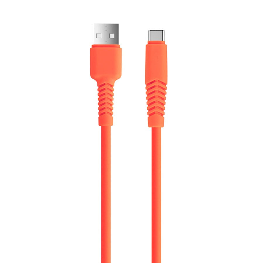 USB-C Kabel 10 W fra Setty  - 1,5 m. - Orange