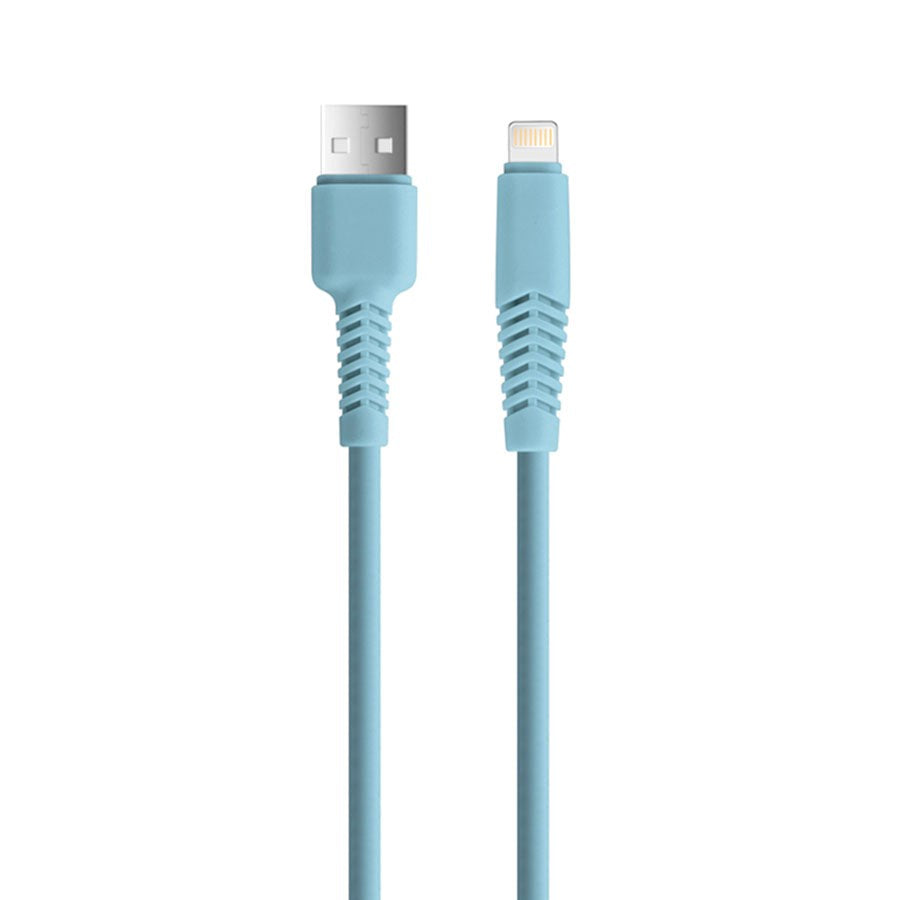 USB-A til Lightning Kabel 10 W fra Setty - 1,5 m. - Lyseblå