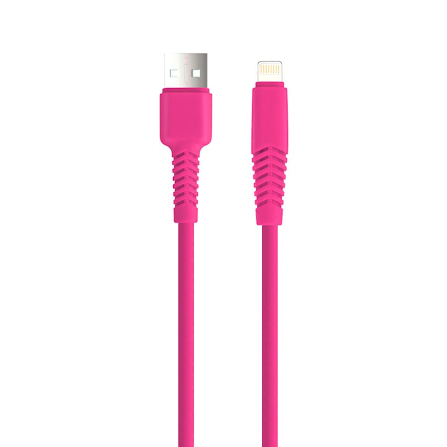 USB-A til Lightning Kabel 10 W fra Setty - 1,5 m. - Pink