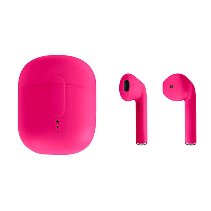 True Wireless Bluetooth In-Ear Høretelefoner m. Opladningsetui fra Setty - Pink