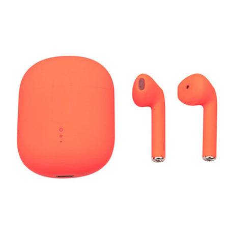 True Wireless Bluetooth In-Ear Høretelefoner m. Opladningsetui fra Setty - Orange