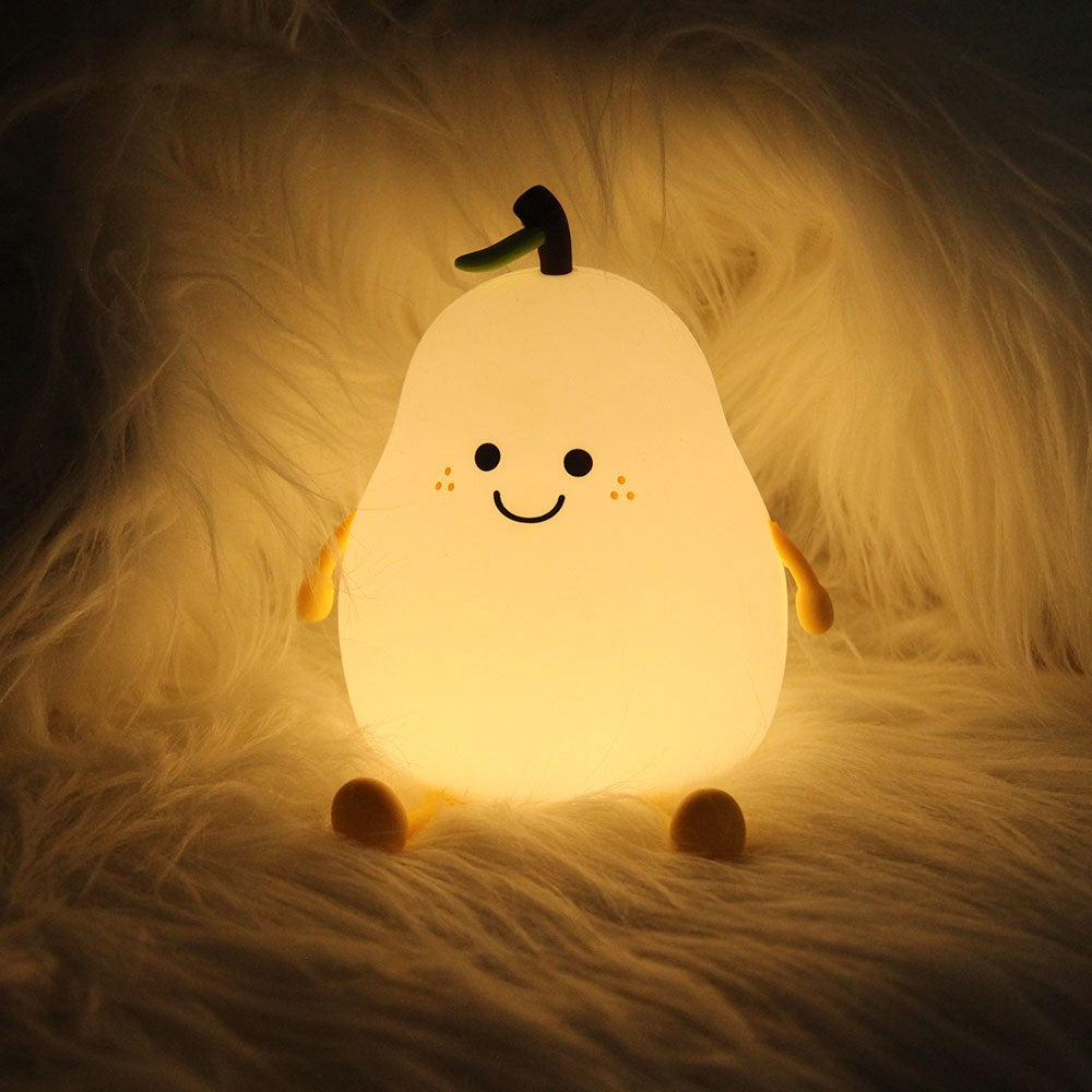 Forever Light Silikone Natlampe LED - Lucky Pear