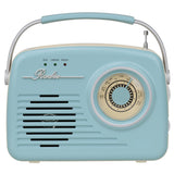 Setty Bluetooth Højttaler m. Radio - Retro - Blå