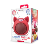 Forever Animal Bluetooth Højttaler - Rød Gris