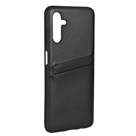 Buffalo Samsung Galaxy A04s / A13 (5G) Ægte Læder Bagside Cover m. Kortlomme - Sort