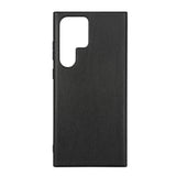Samsung Galaxy S23 Ultra Buffalo Ægte Læder Bagside Cover - Sort