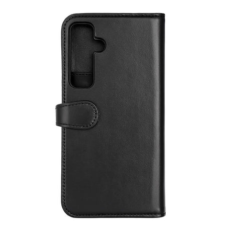 Samsung Galaxy S24+ (Plus) GEAR Buffalo 2-in-1 Wallet Ægte Læder Magnet Flip Cover m. Pung - Sort