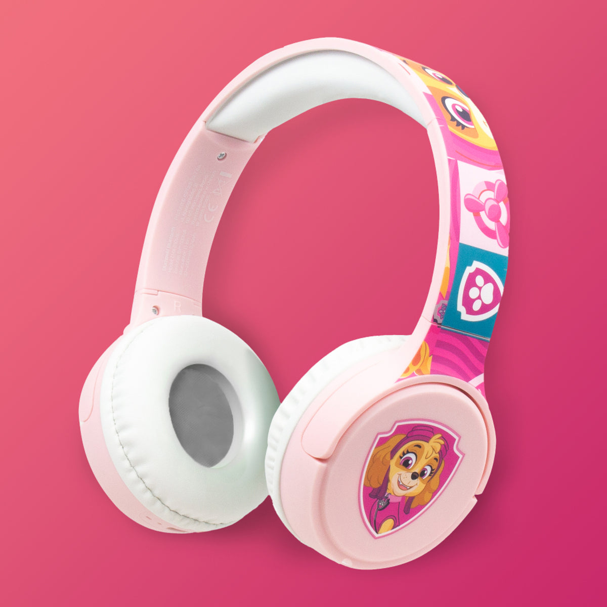 Paw Patrol Bluetooth Headset til Børn - Lyserød