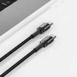 Tech-Protect Ultraboost Evo USB-C til USB-C Kabel 1000W/5A 25cm - Sort