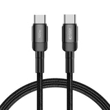 Tech-Protect Ultraboost Evo USB-C til USB-C Kabel 100W/5A 1m - Sort