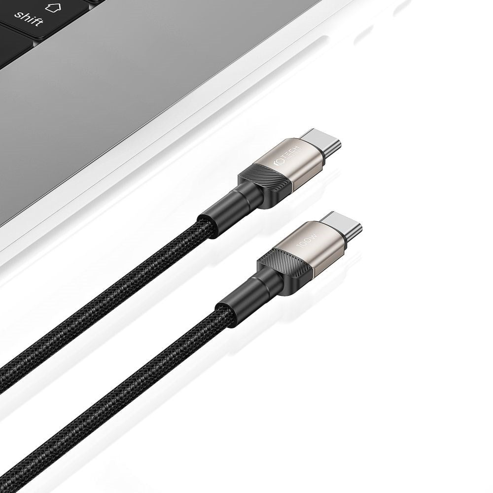 Tech-Protect Ultraboost Evo USB-C til USB-C Kabel 1000W/5A 2m - Titanium