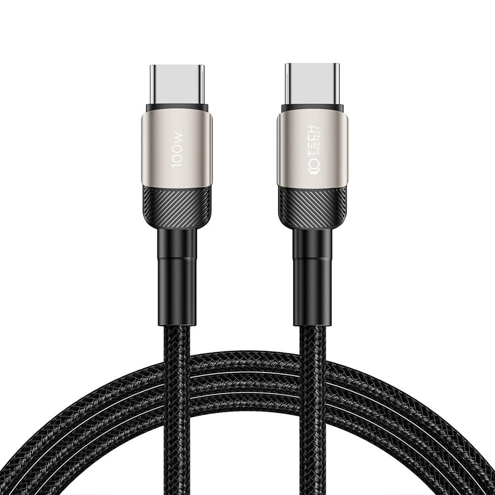 Tech-Protect Ultraboost Evo USB-C til USB-C Kabel 1000W/5A 2m - Titanium