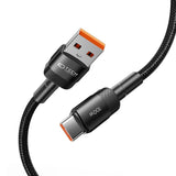 Tech-Protect Ultraboost Evo USB-A til USB-C Kabel 1000W/5A 50cm - Sort