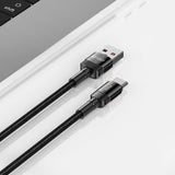 Tech-Protect Ultraboost Evo USB-A til USB-C Kabel 1000W/5A 50cm - Sort