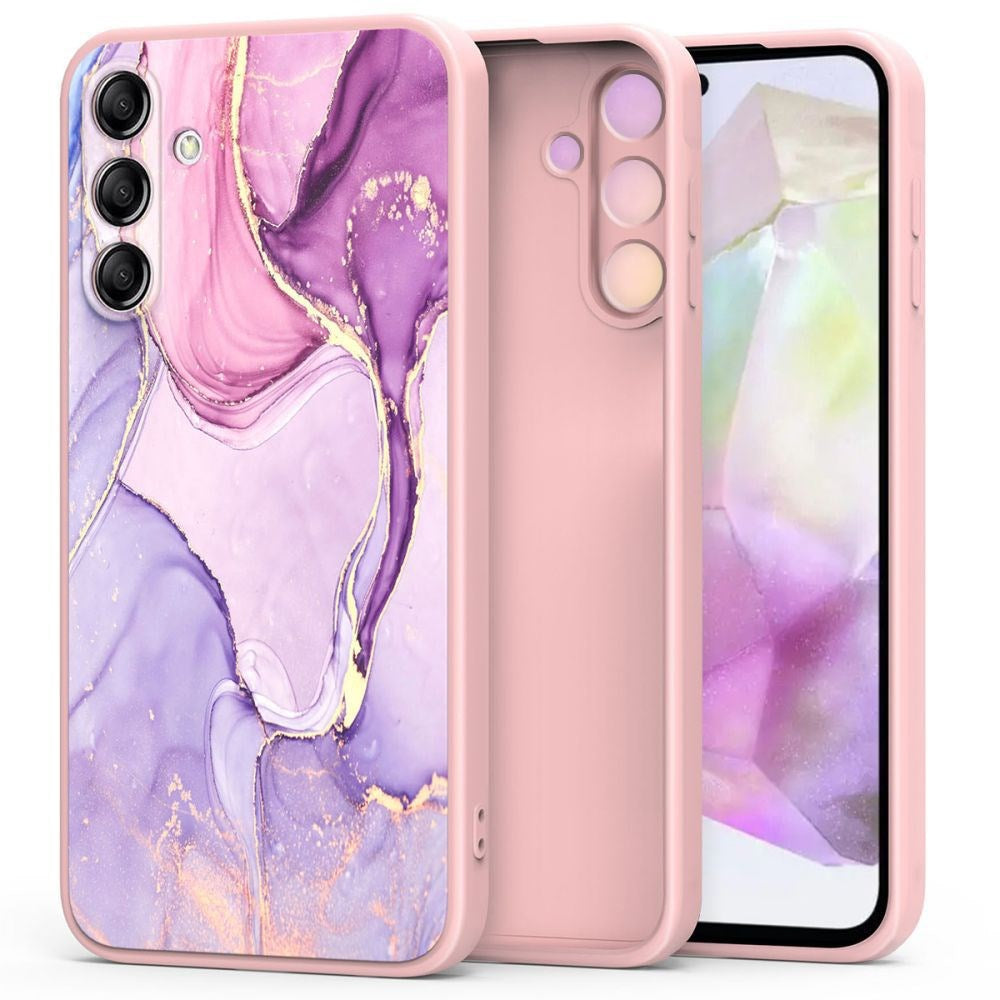 Samsung Galaxy A35 (5G) Tech-Protect Icon Cover - Colorful Marble