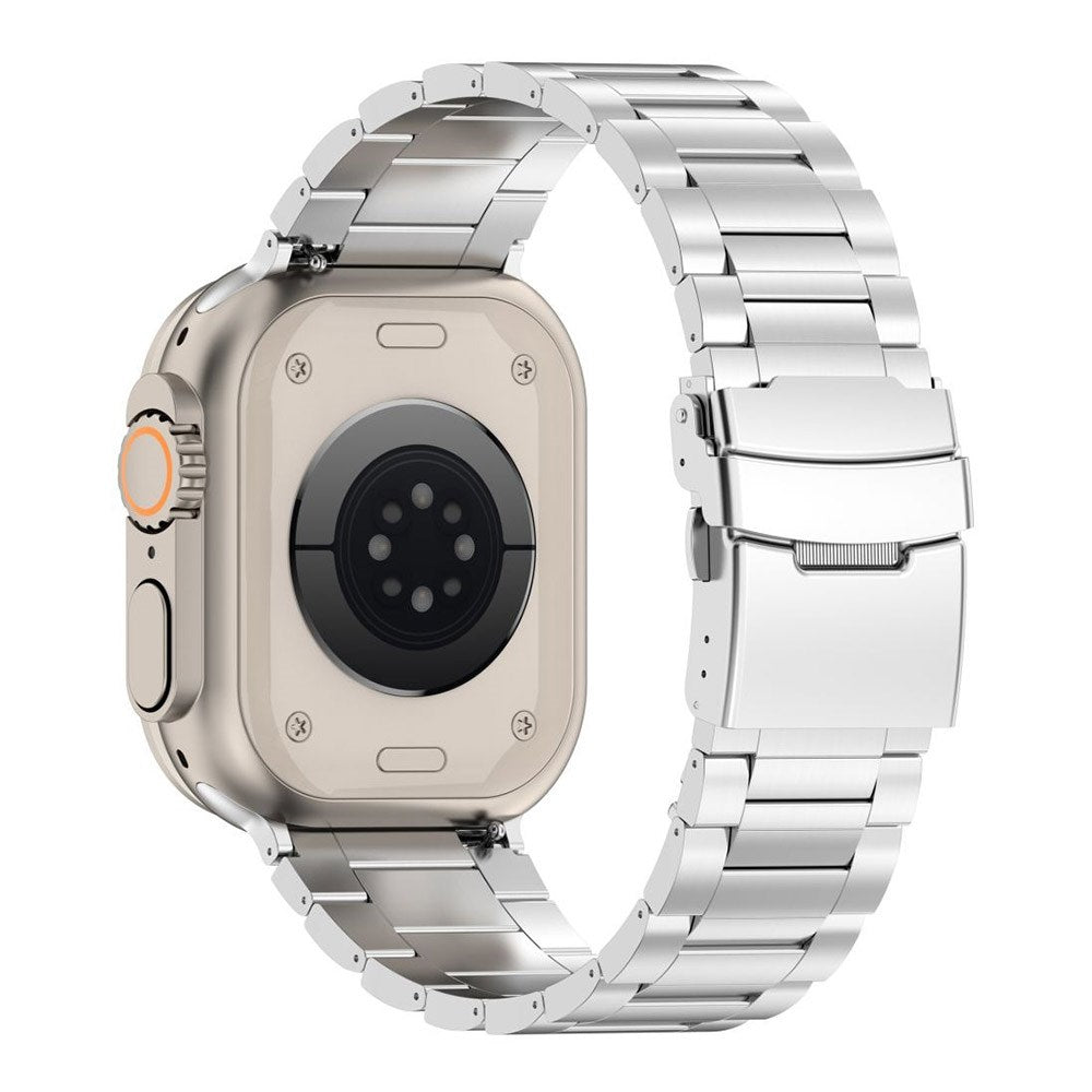 Apple Watch (42/44/SE/45/46/49mm) Tech-Protect Stainless Pro Rem - Sølv