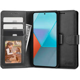 Xiaomi Redmi Note 13 (4G) Tech-Protect Flip Wallet m. Pung - Sort