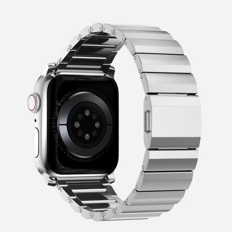 Apple Watch (42/44/SE/45/46/49mm) Tech-Protect Steelband Stål Urrem - Sølv