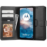 Motorola Moto G04 / G24 / G24 Power Tech-Protect Flip Wallet m. Pung - Sort