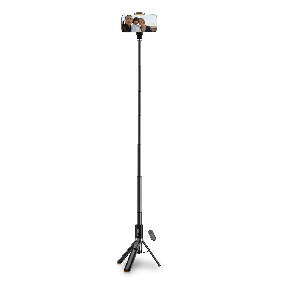 L07S Tech-Protect Selfiestang m. Tripod & Bluetooth - Sort