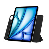 iPad Air 13" (2024) Tech-Protect Smartcase Magnetisk Cover Tri-fold - Sort