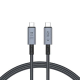 Tech-Protect Ultraboost 8K 40GBPS USB-C til USB-C Kabel PD 2400W 1m - Sort