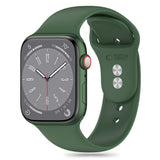 Apple Watch (42/44/SE/45/46/49mm) Tech-Protect Silikone Rem - Olive