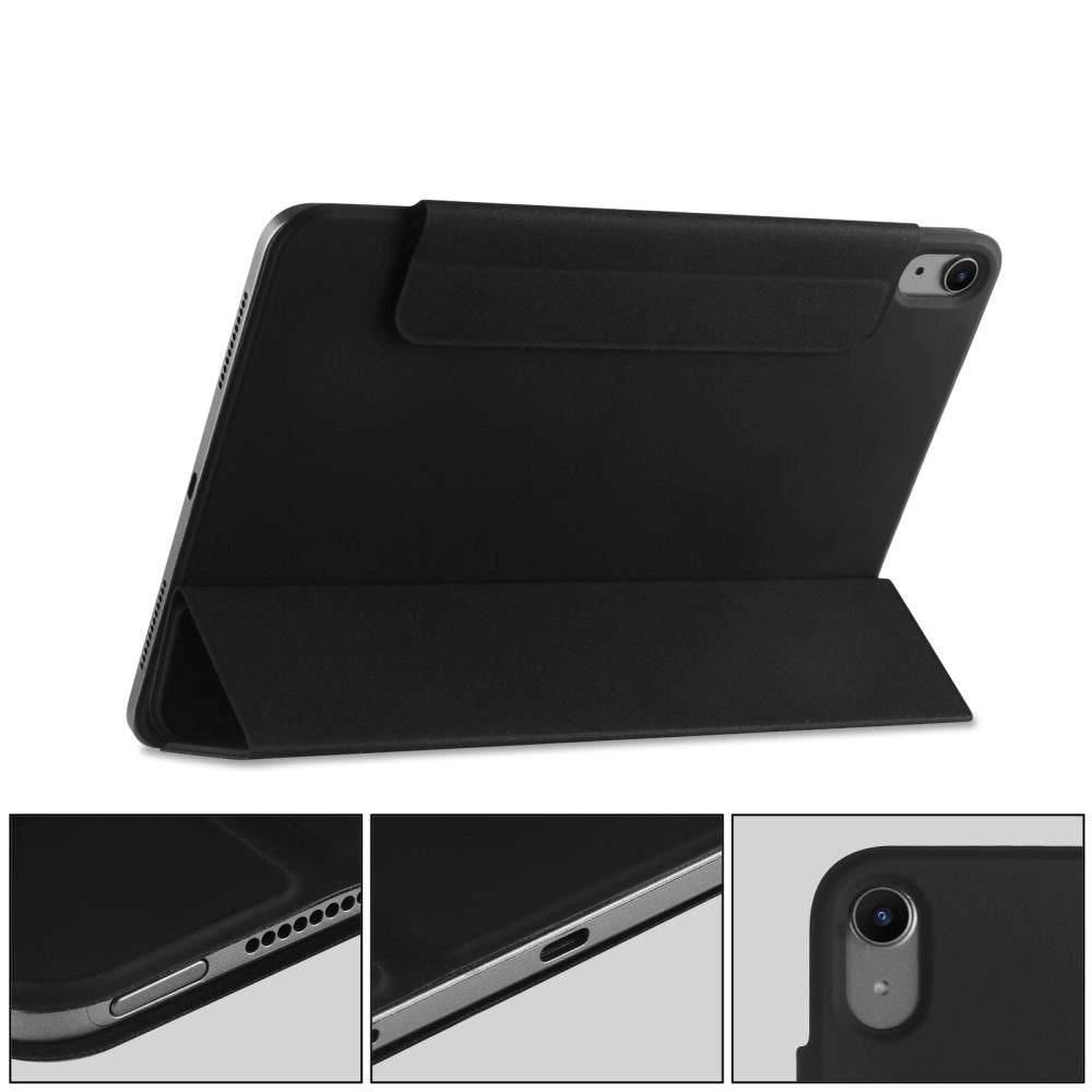 iPad 10.9" (2022) Tech-Protect Smartcase Magnetisk Cover Tri-fold - Sort