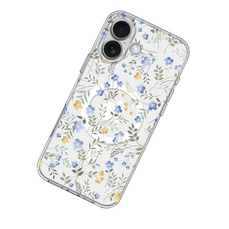 iPhone 16 Tech-Protect MagMood Bagside Cover - MagSafe Kompatibel - Spring Flowers