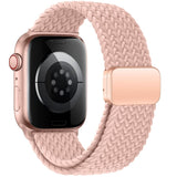 Apple Watch (42/44/SE/45/46/49mm) Tech-Protect NylonMag Rem - Lyserød