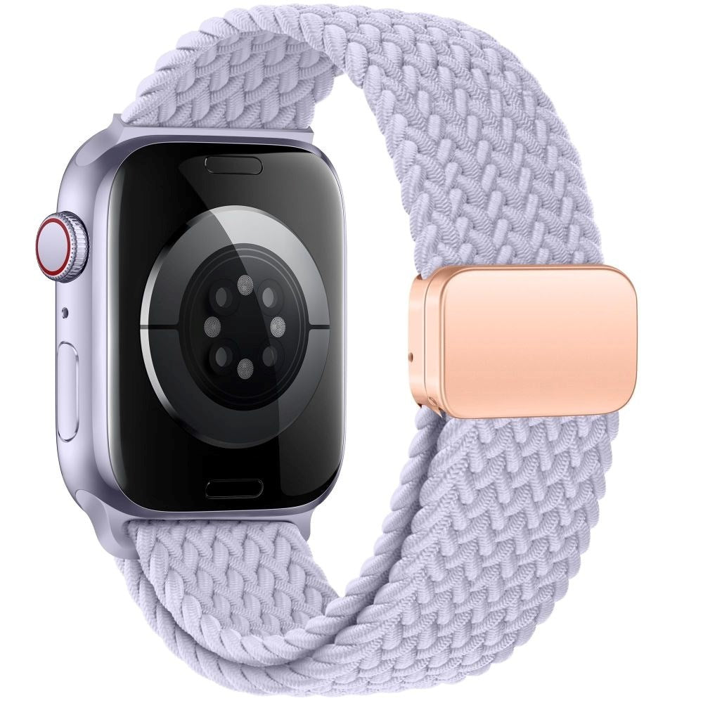 Apple Watch (42/44/SE/45/46/49mm) Tech-Protect NylonMag Rem - Lilla